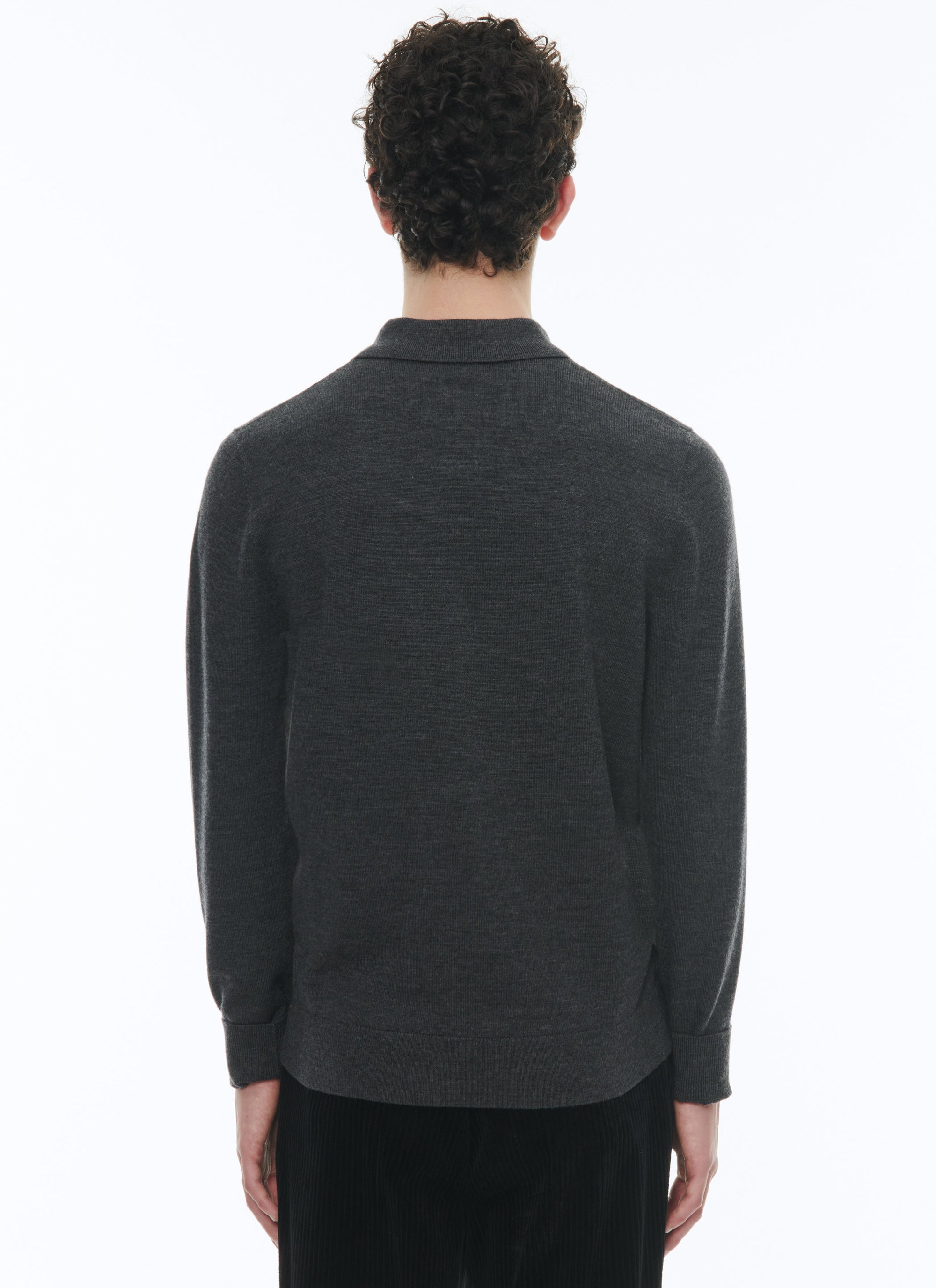 Gris Chine Foncé Polo - Gris Chine Foncé