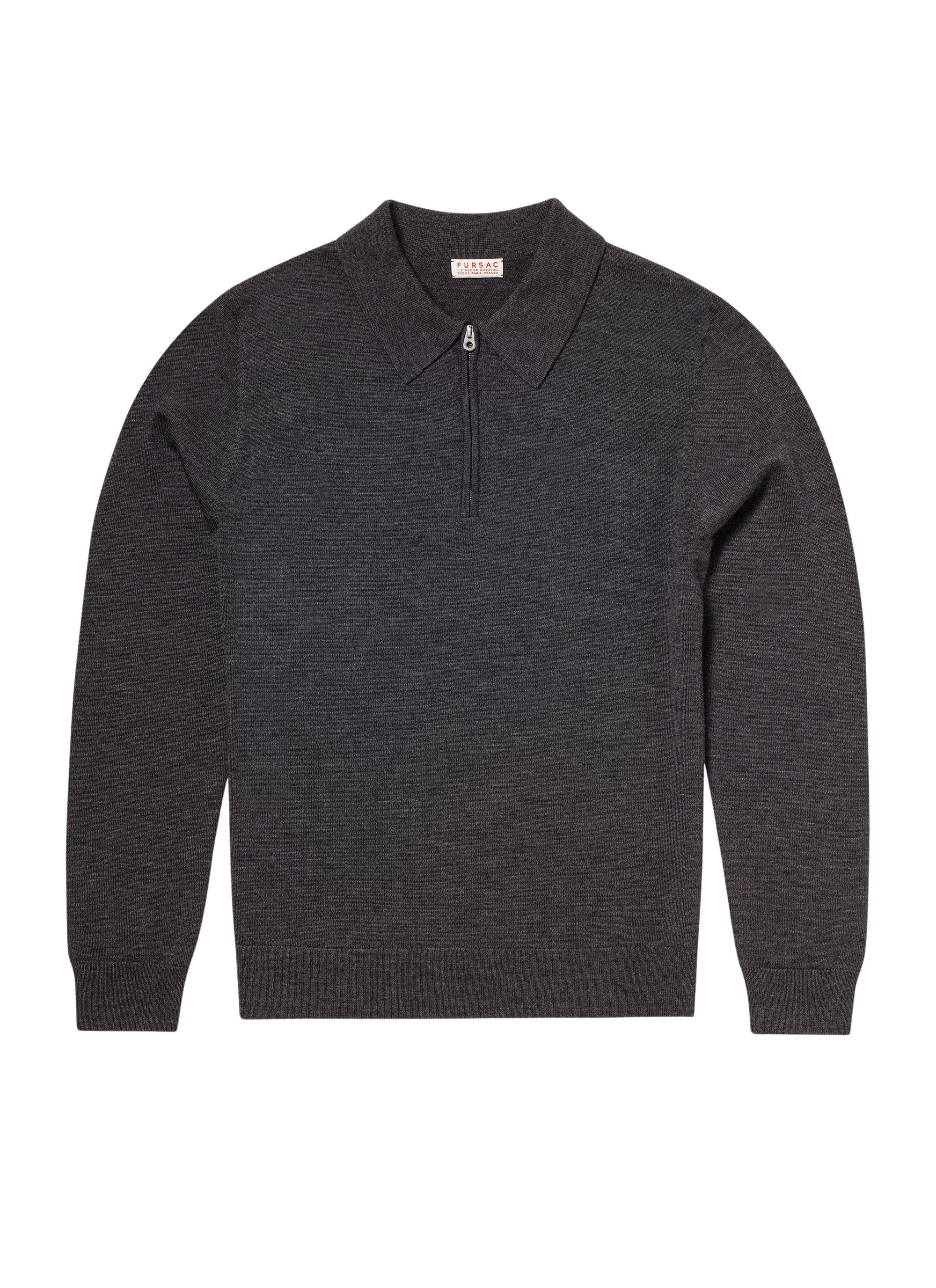 Gris Chine Foncé Polo - Gris Chine Foncé