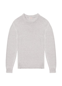 Pull à col rond en lin - Ficelle