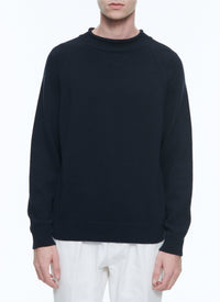 Pull à col montant - Marine