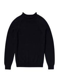 Pull à col montant - Marine