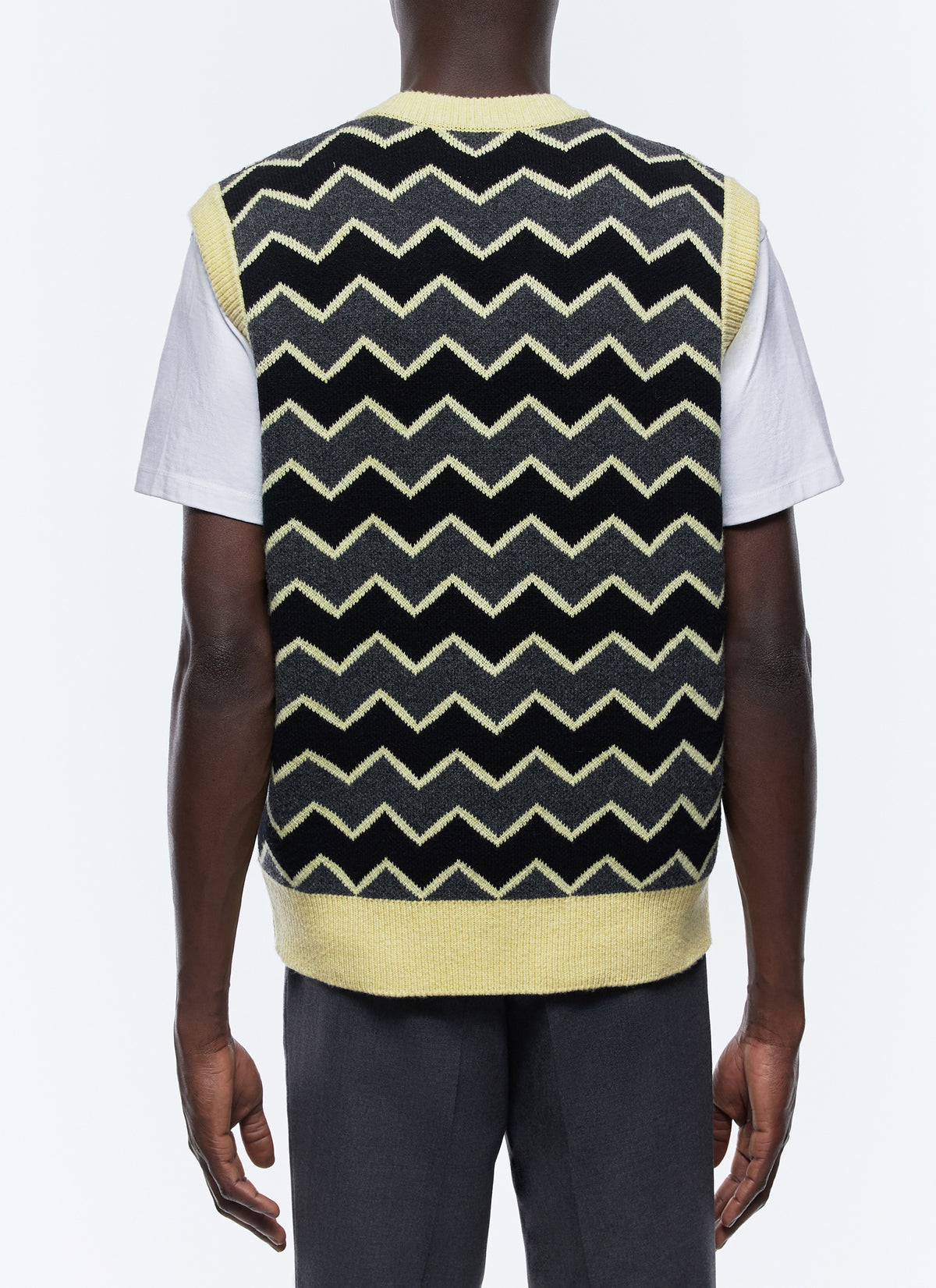Gris Chiné Foncé Pull - Gris Chiné Foncé
