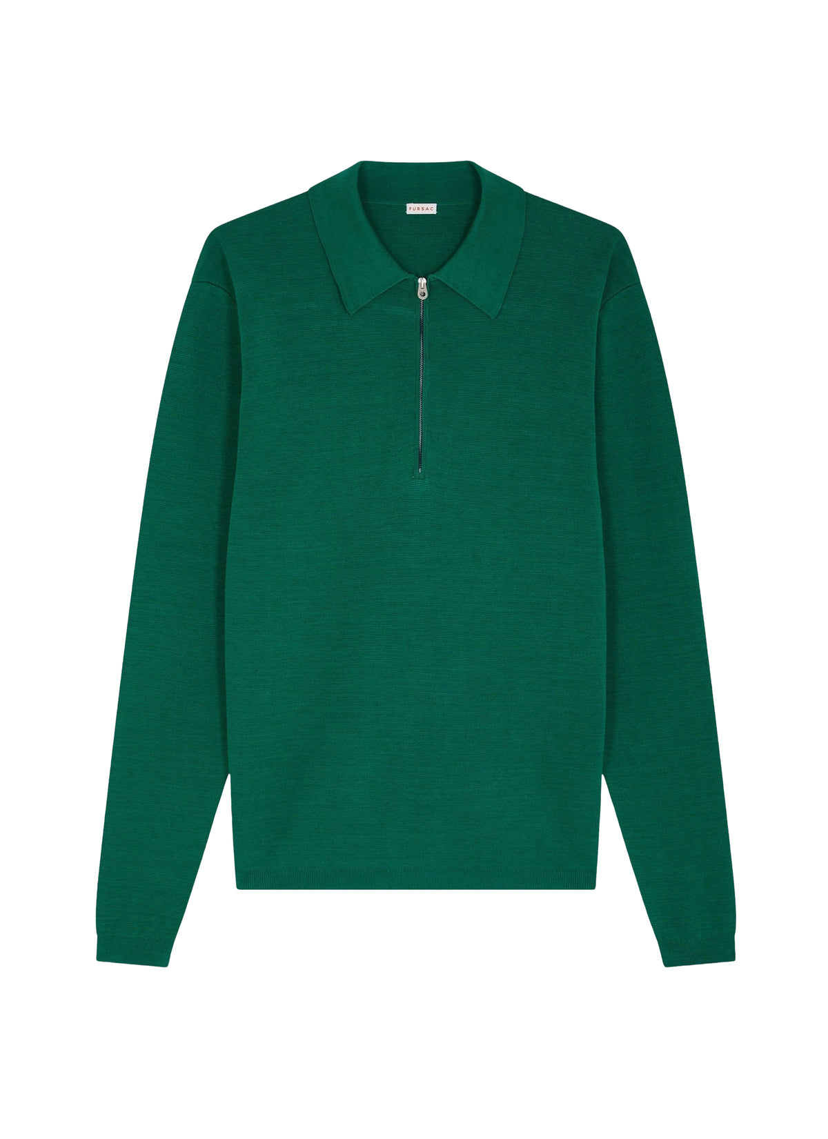 Polo en maille de coton mercerisé - Emeraude