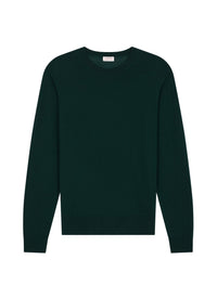 Wool round-neck jumper - Forêt