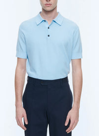 Bleu Pastel Polo - Bleu Pastel