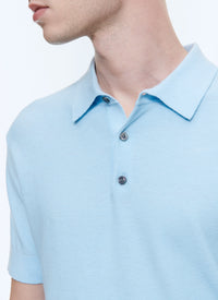 Bleu Pastel Polo - Bleu Pastel