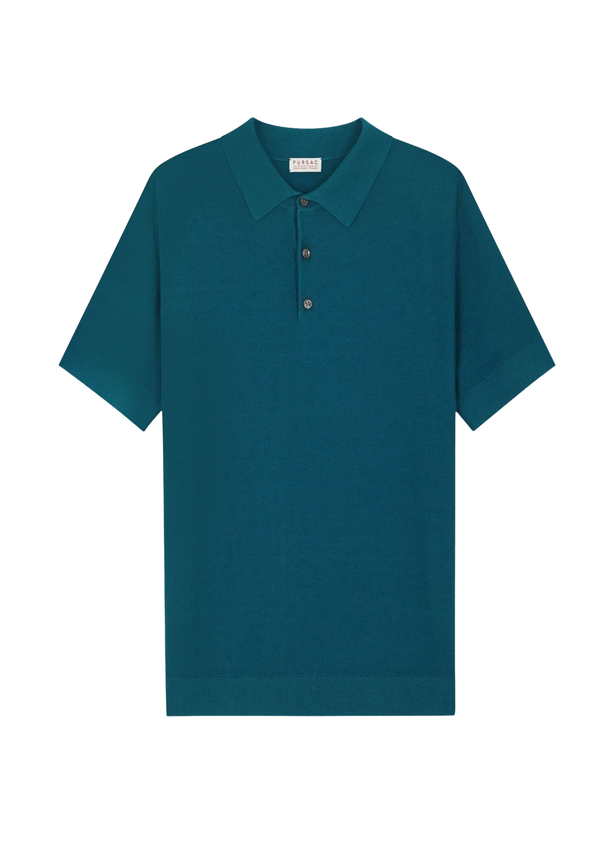 Polo boutonné en coton - Canard