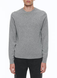 Gris Chiné Moyen Pull - Gris Chiné Moyen