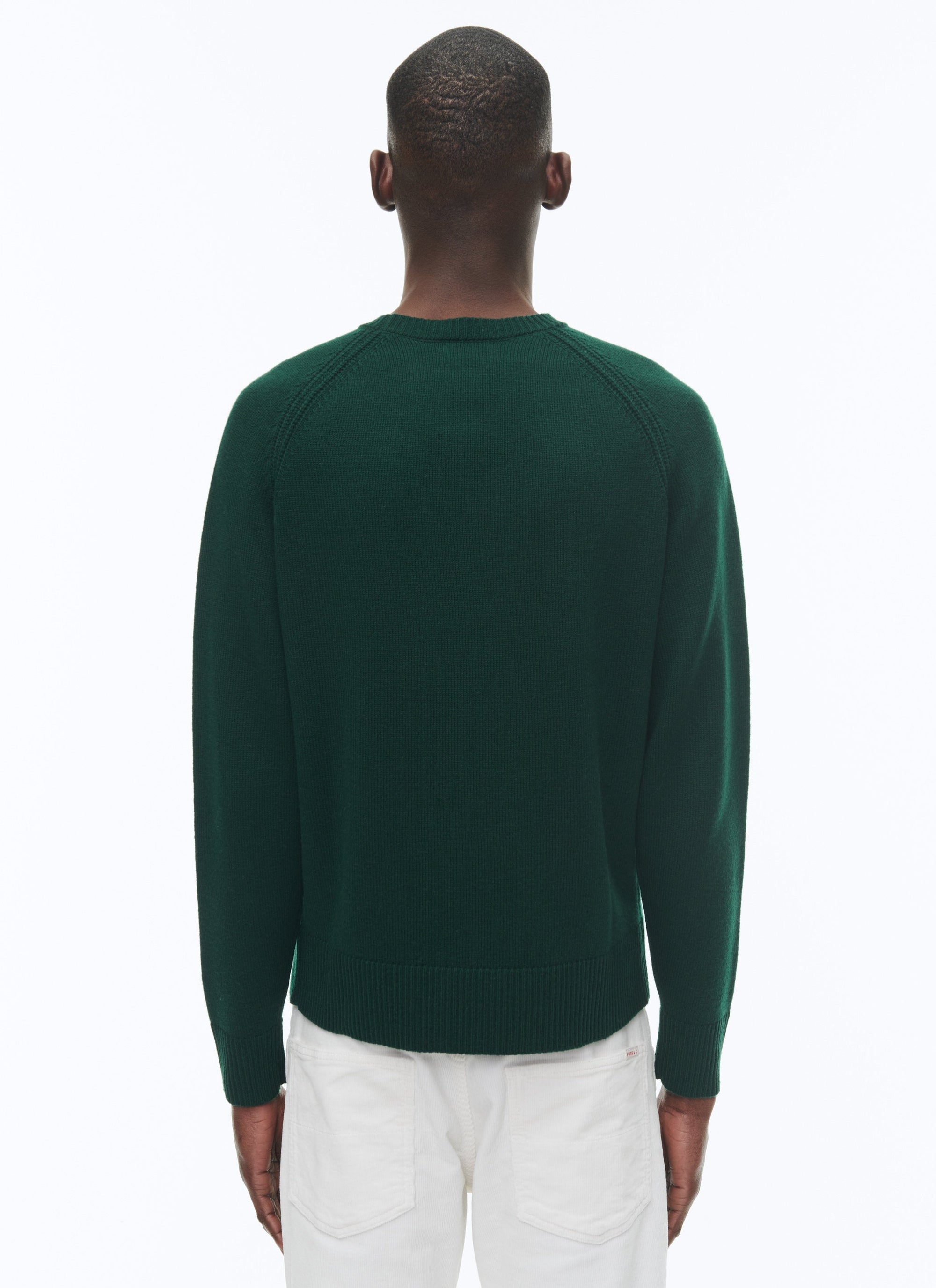 Pull à maille fine en laine - Forêt