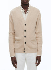 Cardigan en maille épaisse - Beige
