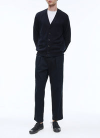 Cardigan en coton - Bleu Marine