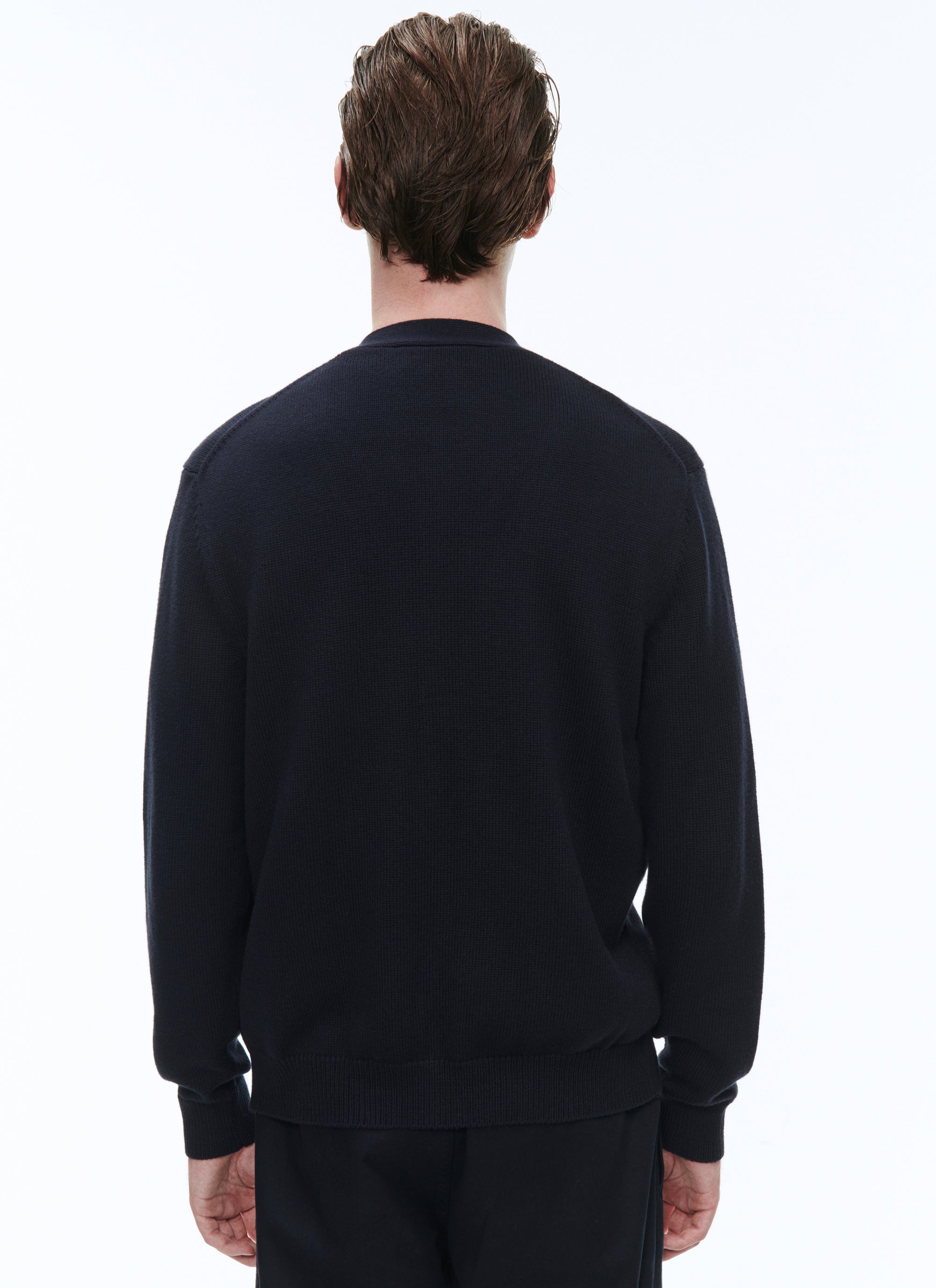 Cardigan en coton - Bleu Marine