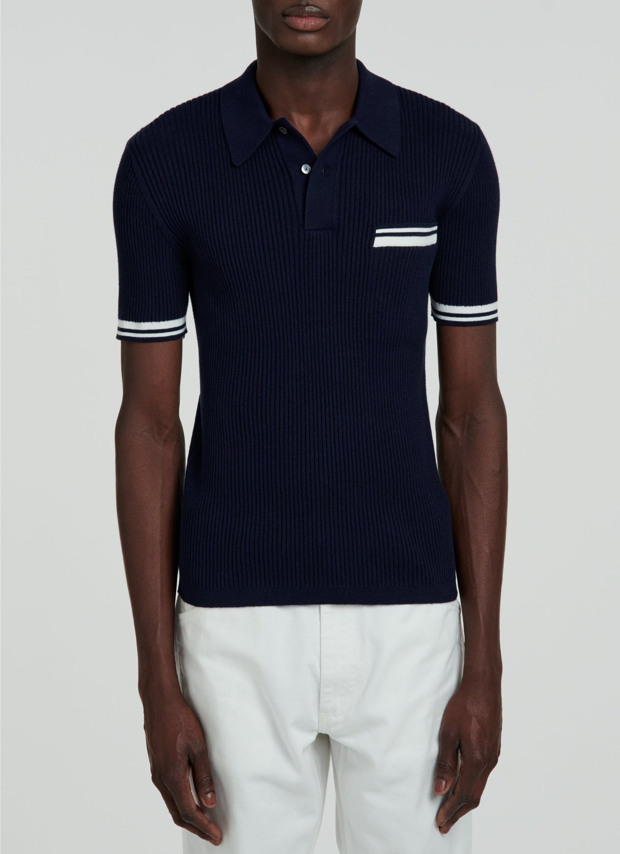 Polo manches courte - Bleu Marine