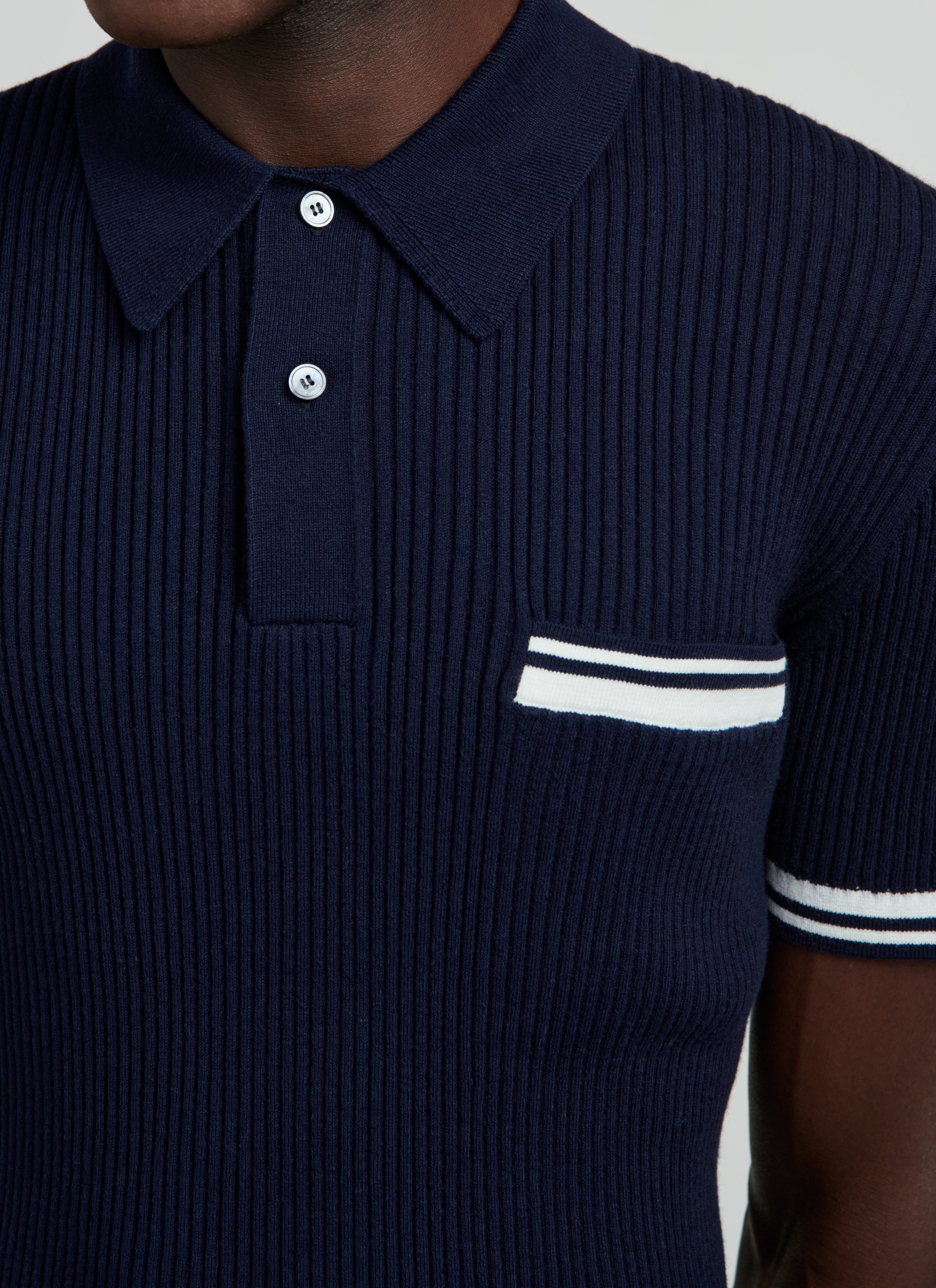 Polo manches courte - Bleu Marine