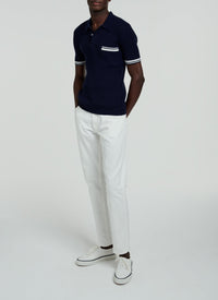 Polo manches courte - Bleu Marine