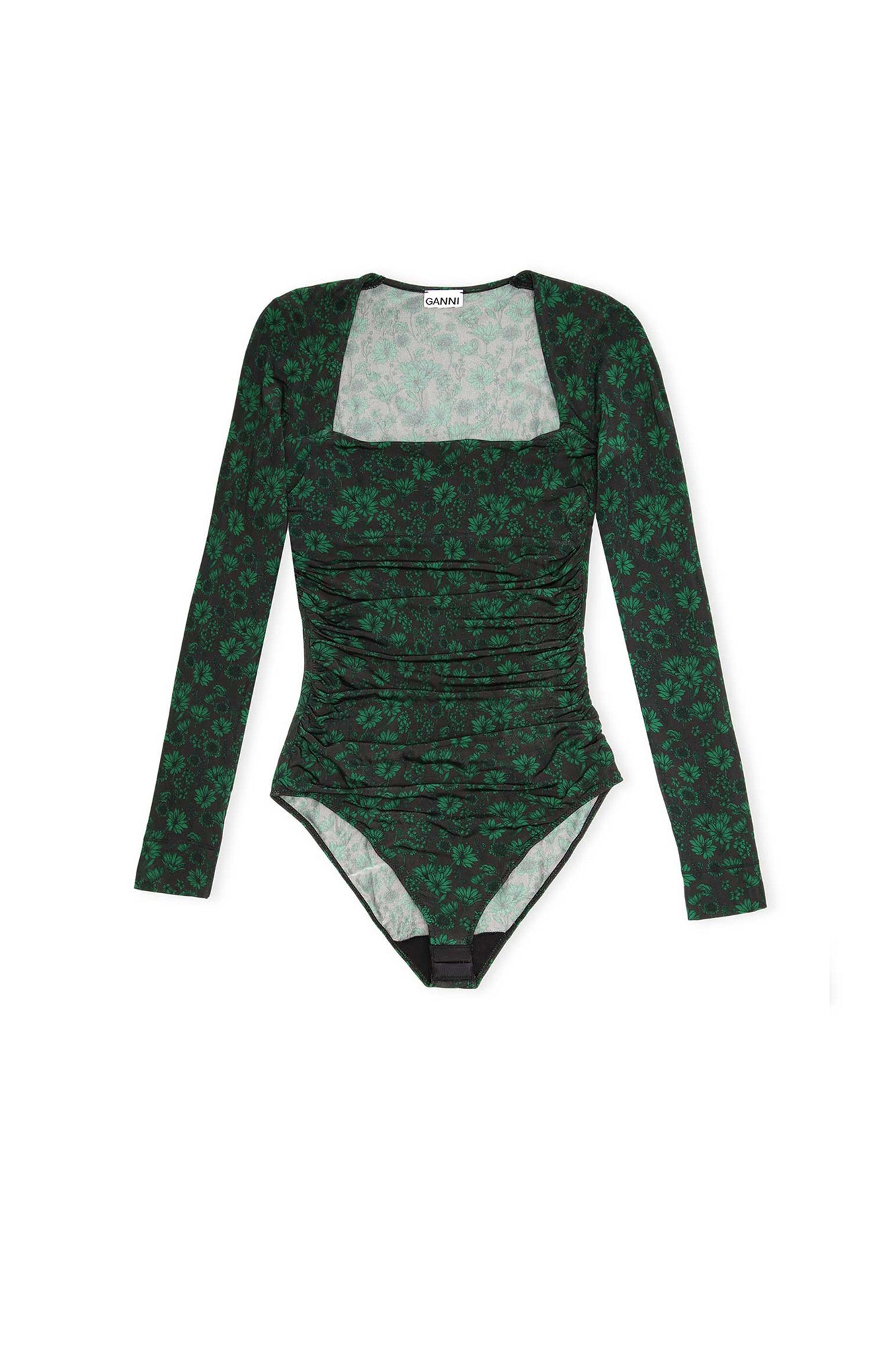 Body à motif floral - Dark Green