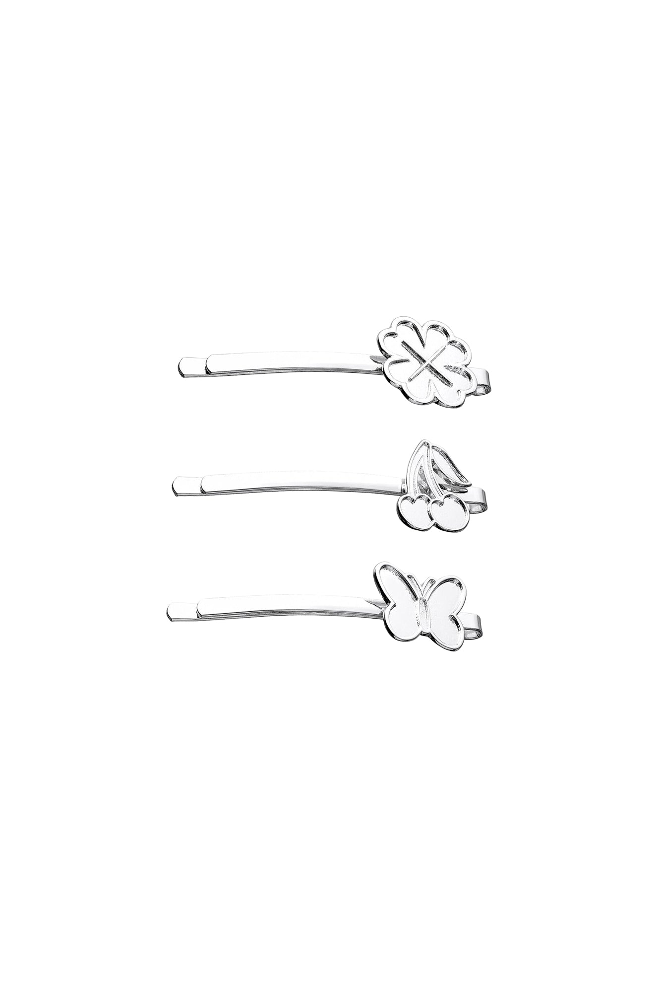 Lot de 3 épingles à cheveux - Silver