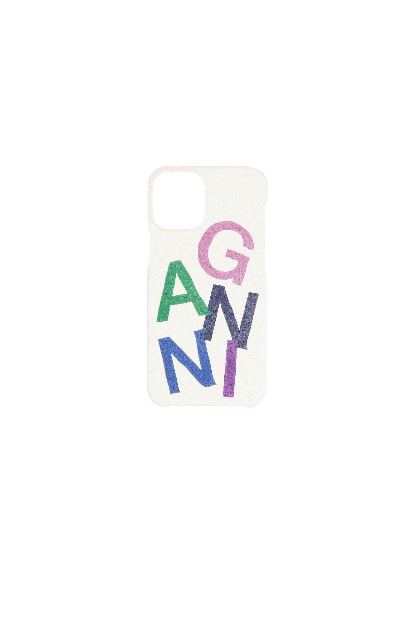 Coque iPhone 12 en graine de lin - Multicolour