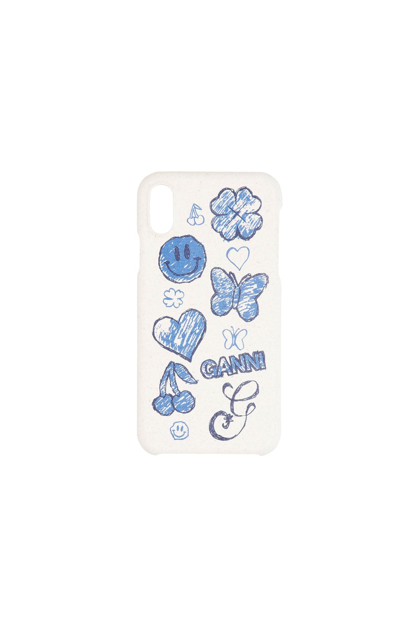 Coque iPhone X/Xs en graine de lin - Heather