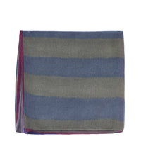 Geometric square in silk and cashmere - Multicolour