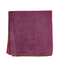 Hand-painted silk and cashmere square - Multicolour