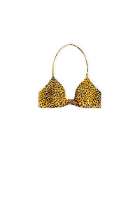 Haut de bikini à imprimé animal - Bright Marigold