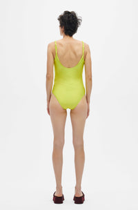 Maillot une pièce graphique - Blazing Yellow
