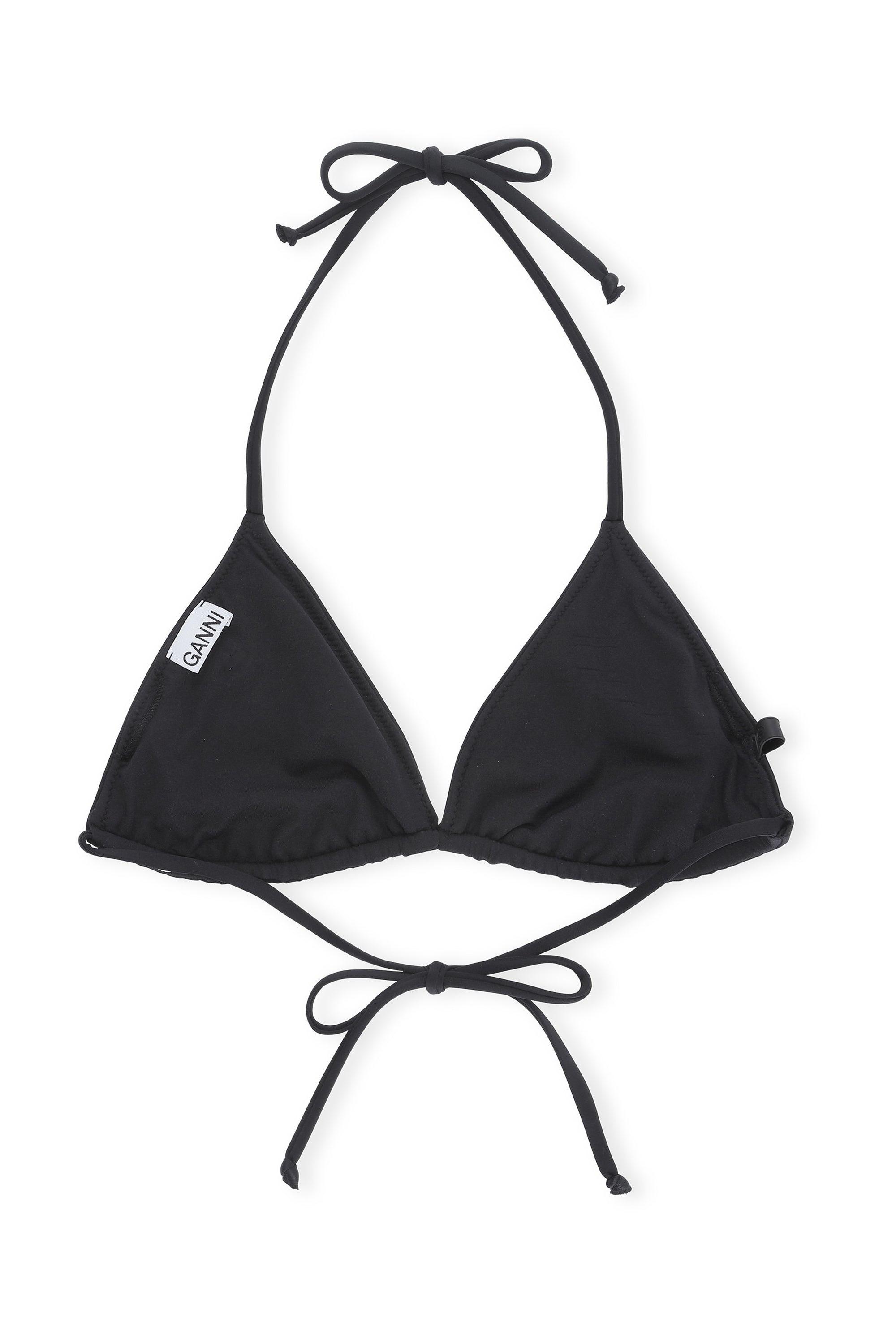 Haut de bikini à cordons - Black