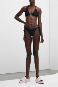 Haut de bikini à cordons - Black