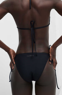 Haut de bikini à cordons - Black