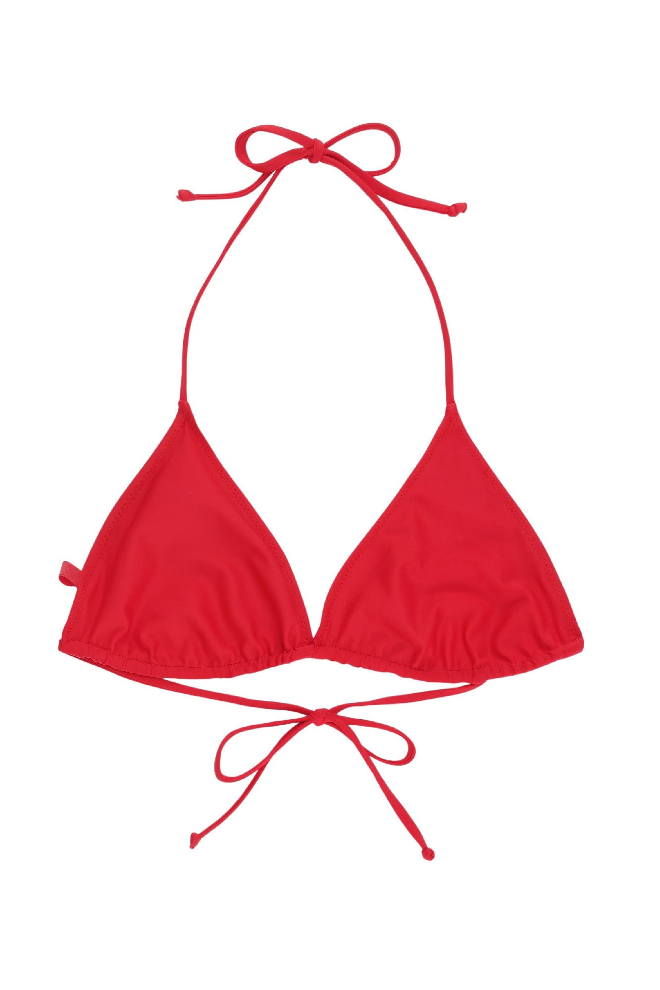 Haut de bikini à cordons - High Risk Red