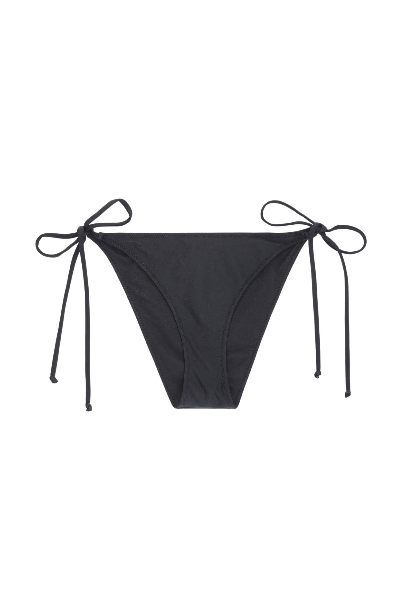 Bas de bikini à cordons - Black