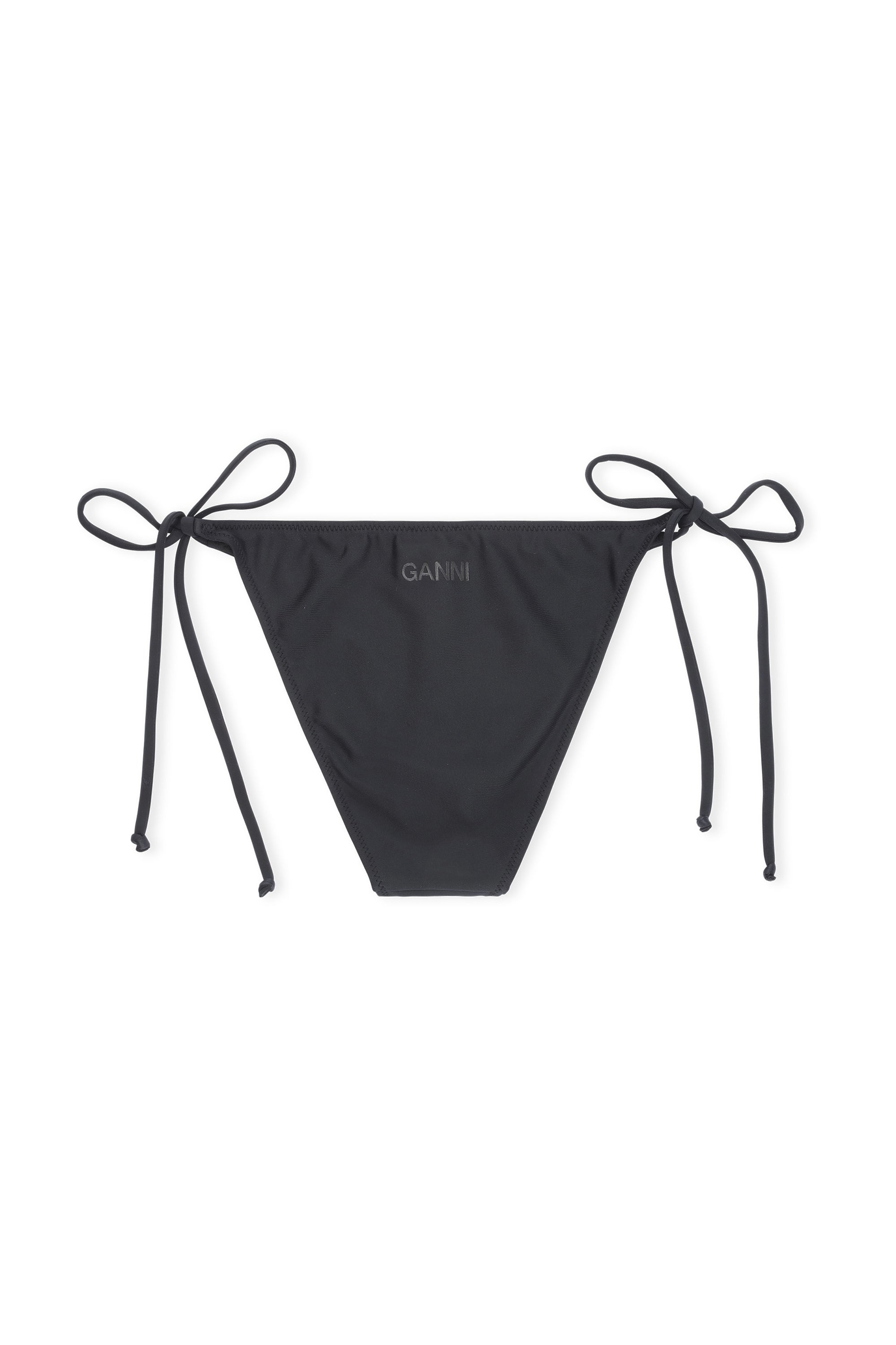Bas de bikini à cordons - Black