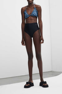Bas de bikini taille haute - Black