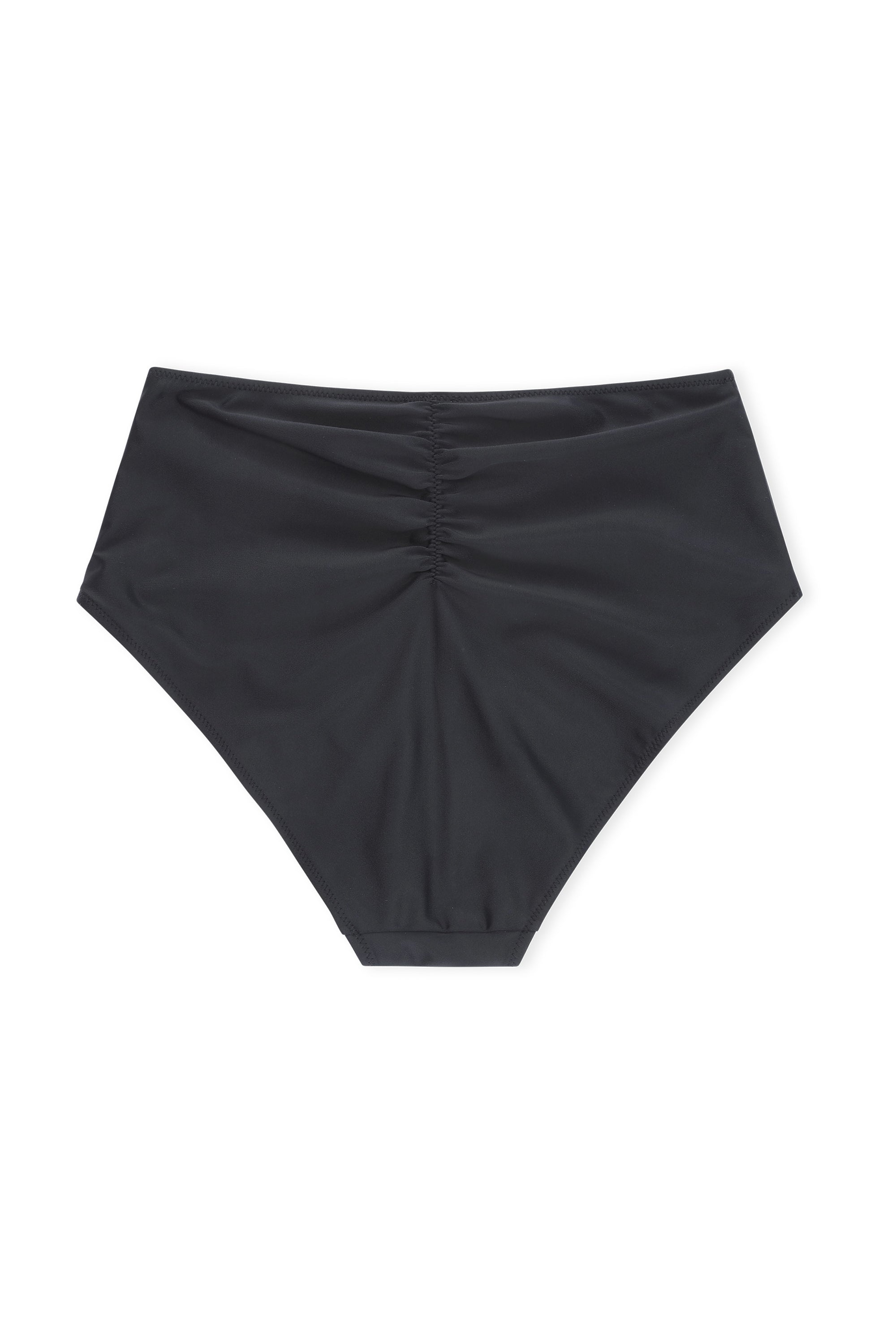 Bas de bikini taille haute - Black
