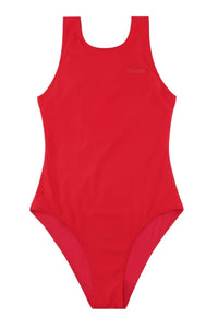 Maillot une pièce à dos décolleté - High Risk Red