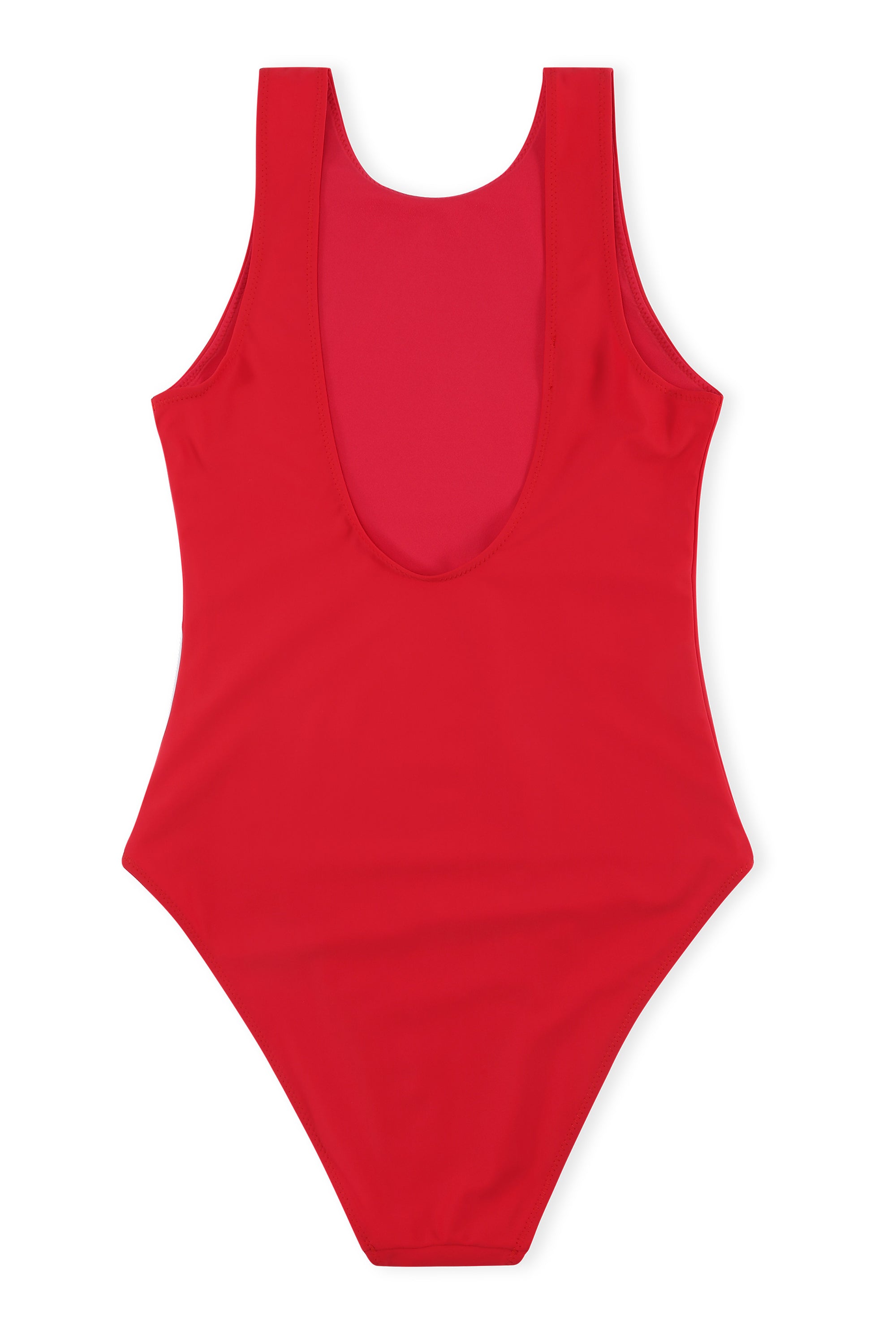 Maillot une pièce à dos décolleté - High Risk Red