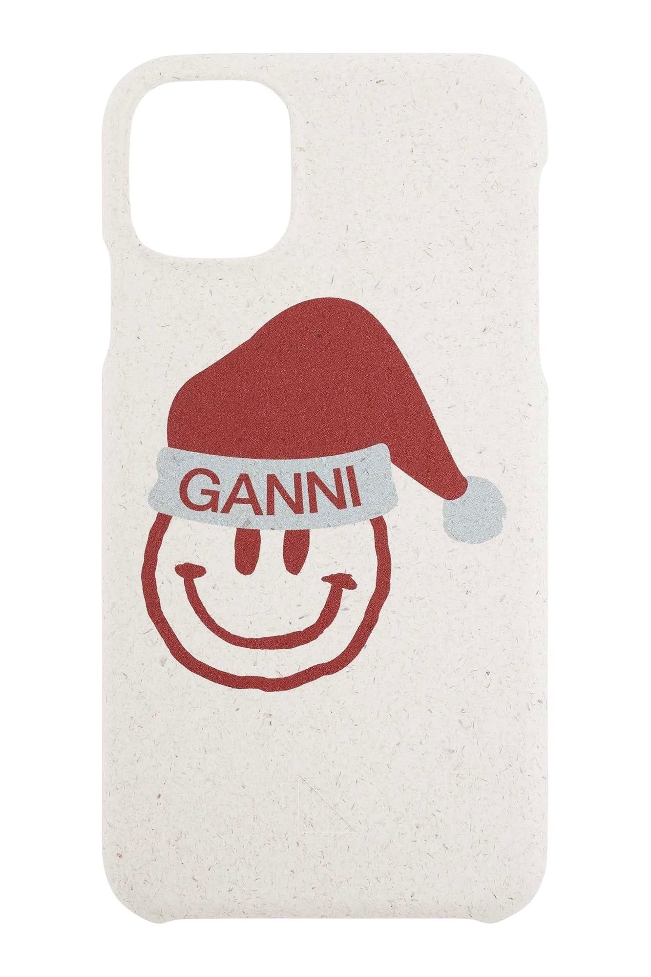 Coque pour iPhone 11 en graine de lin - Aurora Red & White