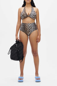 Haut de bikini imprimé animal - Leopard