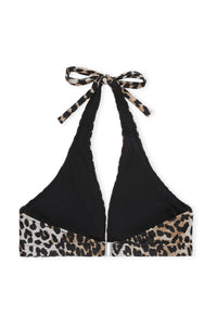 Haut de bikini imprimé animal - Leopard