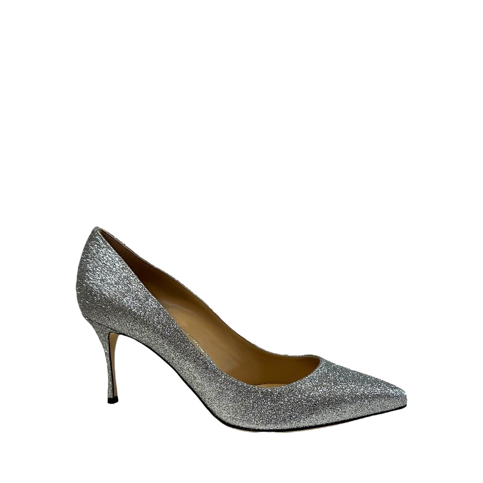 Escarpins 75 pointus à paillettes - Argento