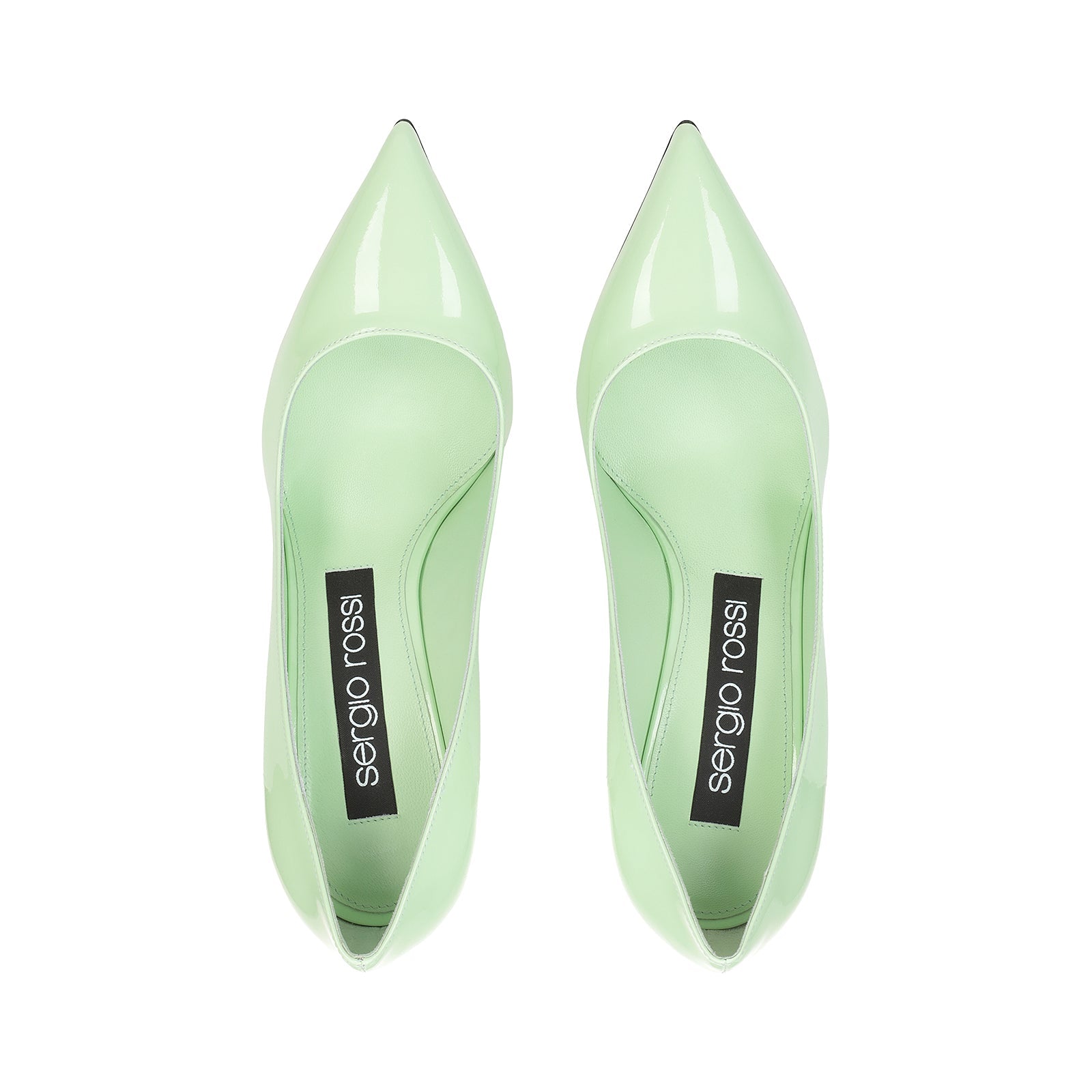 Escarpins Godiva 75 en cuir verni - Apple