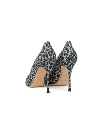 Escarpins à talons 80 motif léopard - Argento & Nero