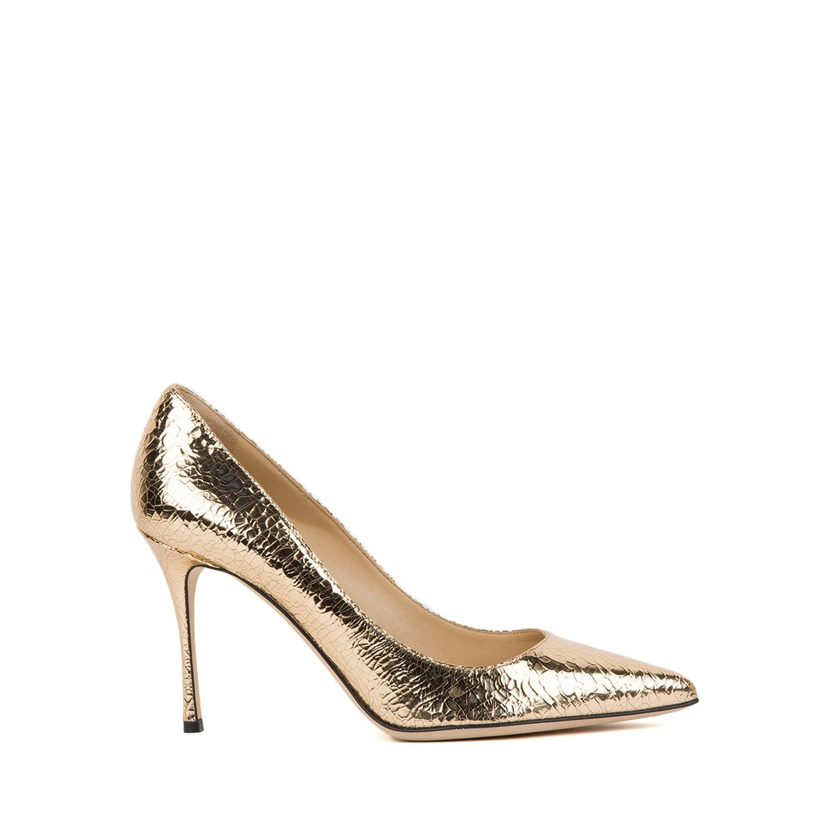 Escarpins irisés 90 en cuir - Oro Rosa
