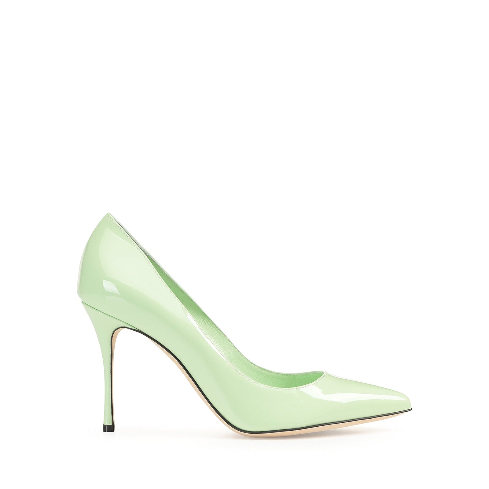 Escarpins Godiva 90 en cuir verni - Apple