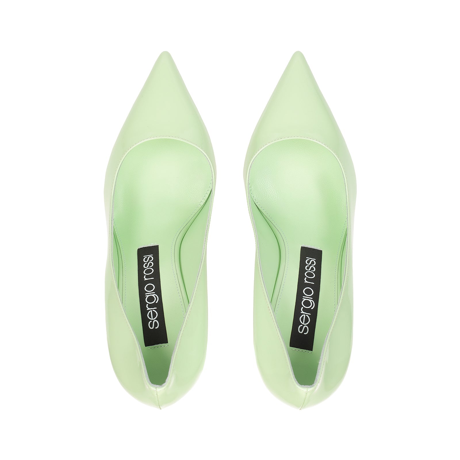 Escarpins Godiva 90 en cuir verni - Apple