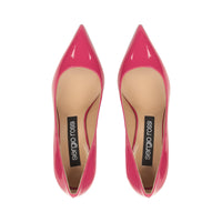 Escarpins Godiva 90 en cuir verni - Indian Pink