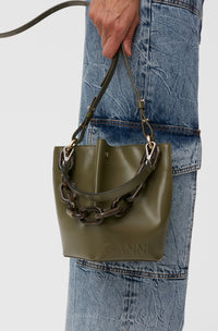 Sac seau Diamant en cuir - Kalamata