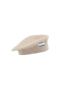 Béret côtelé en laine - Brazilian Sand