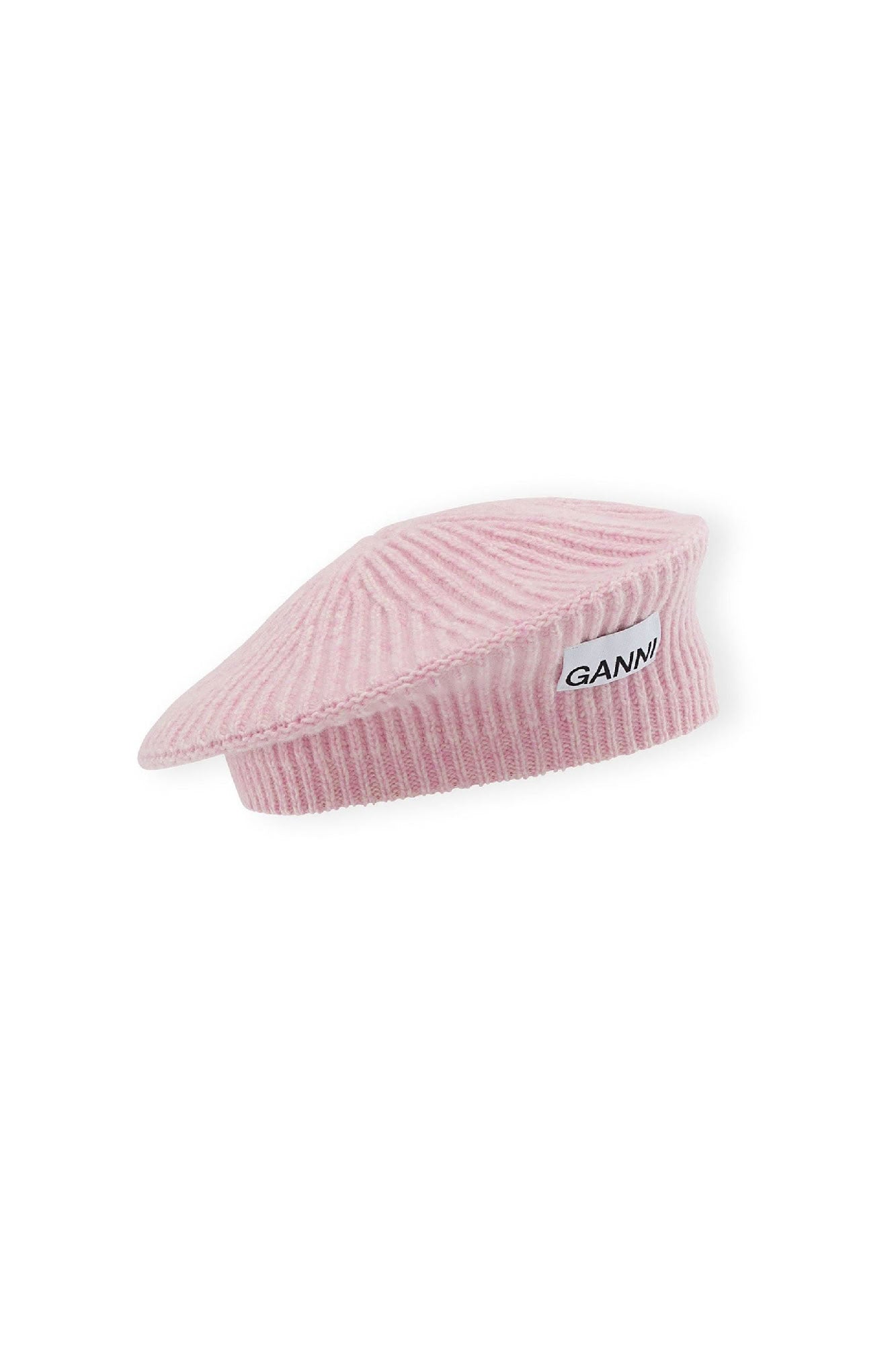 Béret côtelé en laine - Lilac Sachet